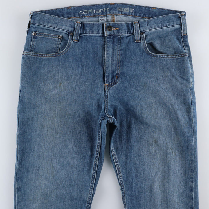 Carhartt Relaxed Fit Straight Denim Pants for Men, W37 cotton blue type Vintage Second Hand
