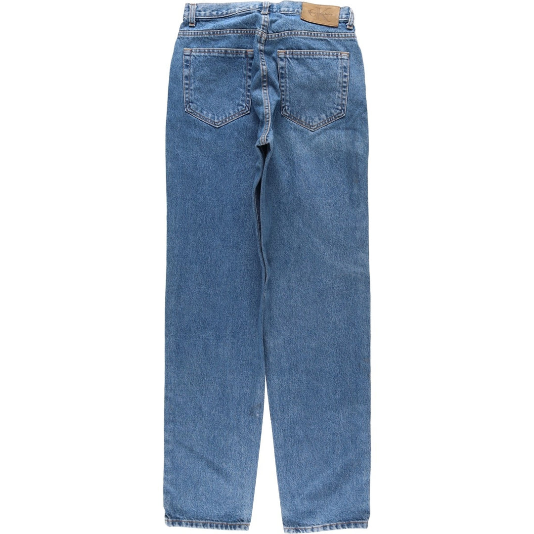 90s-00'S Calvin Klein Tapered Denim Pants, Made in USA, Men's W30 (approx.), Vintage cotton blue type Vintage Second Hand