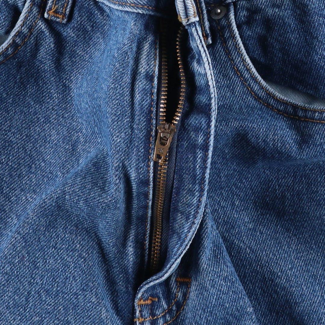 90s-00'S Calvin Klein Tapered Denim Pants, Made in USA, Men's W30 (approx.), Vintage cotton blue type Vintage Second Hand