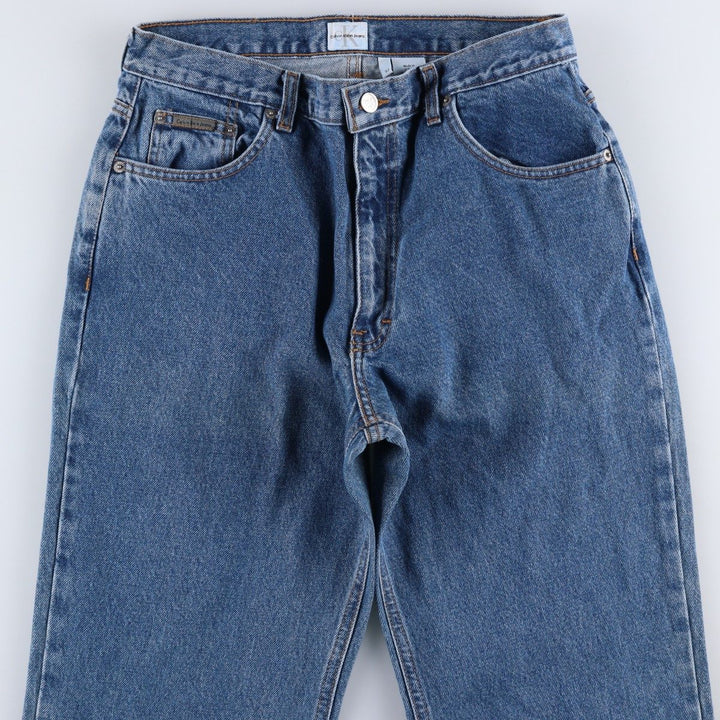 90s-00'S Calvin Klein Tapered Denim Pants, Made in USA, Men's W30 (approx.), Vintage cotton blue type Vintage Second Hand