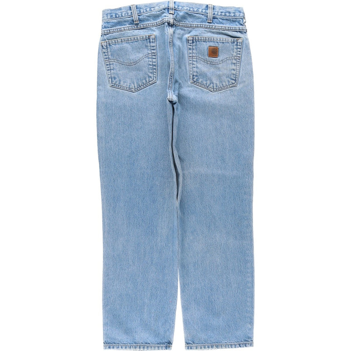 2000'S Carhartt Relaxed Fit Tapered Denim Pants, Men's, Size W35 cotton blue type Vintage Second Hand