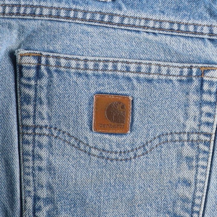 2000'S Carhartt Relaxed Fit Tapered Denim Pants, Men's, Size W35 cotton blue type Vintage Second Hand