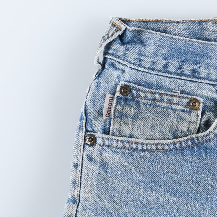 2000'S Carhartt Relaxed Fit Tapered Denim Pants, Men's, Size W35 cotton blue type Vintage Second Hand
