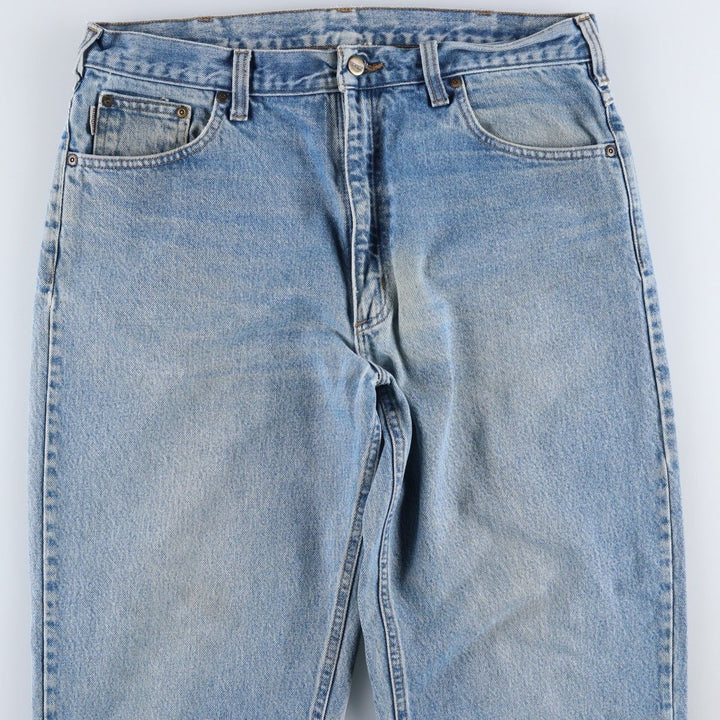 2000'S Carhartt Relaxed Fit Tapered Denim Pants, Men's, Size W35 cotton blue type Vintage Second Hand