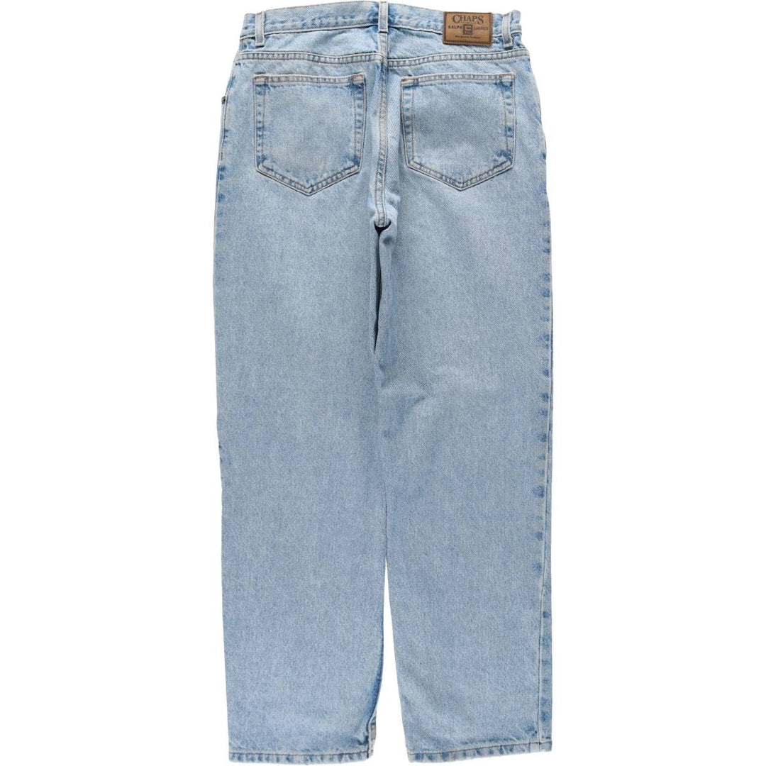 Ralph Lauren CHAPS Tapered Denim Pants, Men's W32 (approx.) cotton blue type Vintage Second Hand