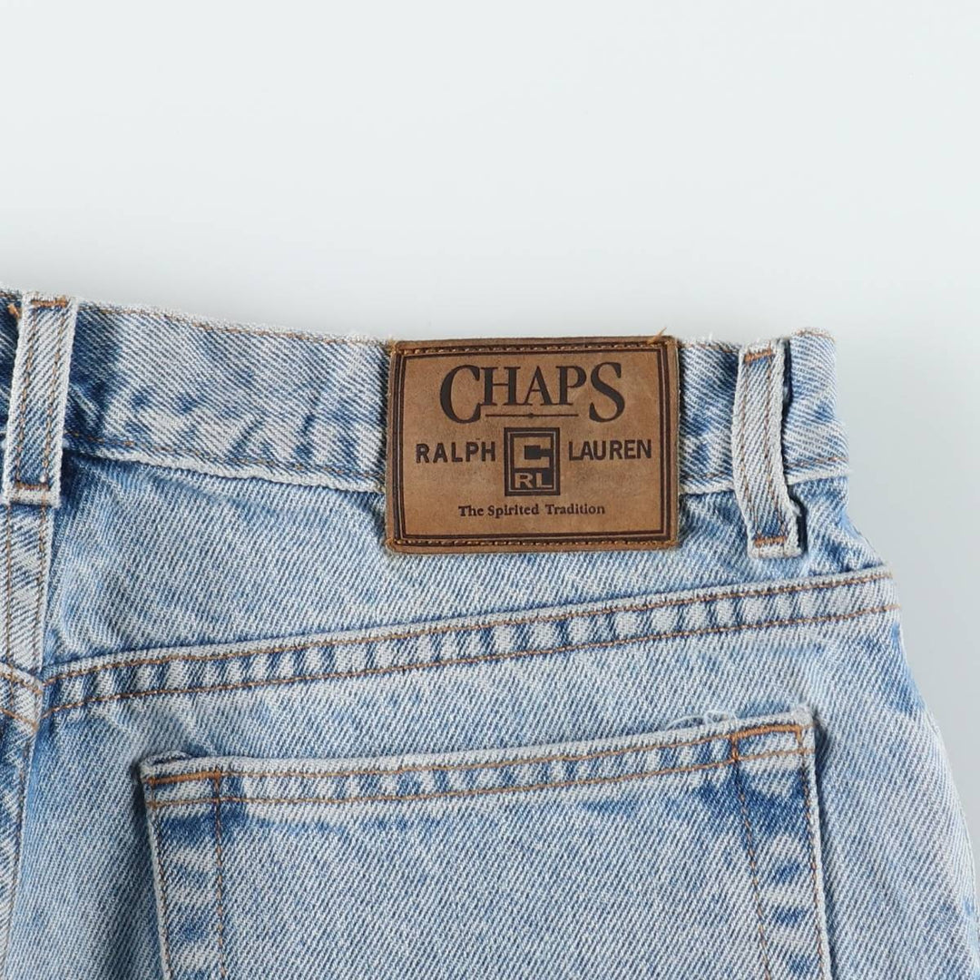 Ralph Lauren CHAPS Tapered Denim Pants, Men's W32 (approx.) cotton blue type Vintage Second Hand