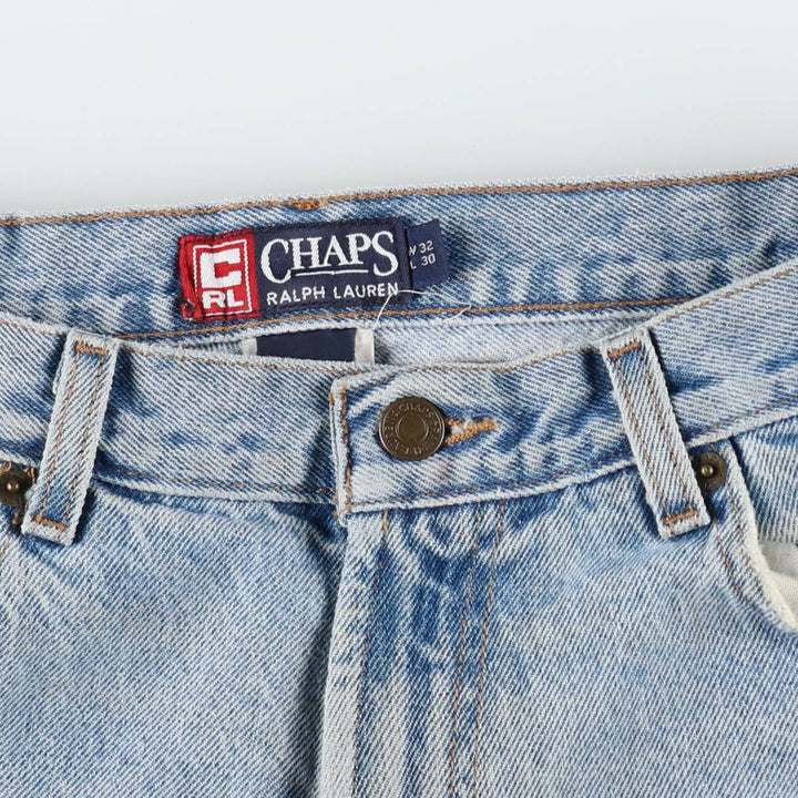 Ralph Lauren CHAPS Tapered Denim Pants, Men's W32 (approx.) cotton blue type Vintage Second Hand