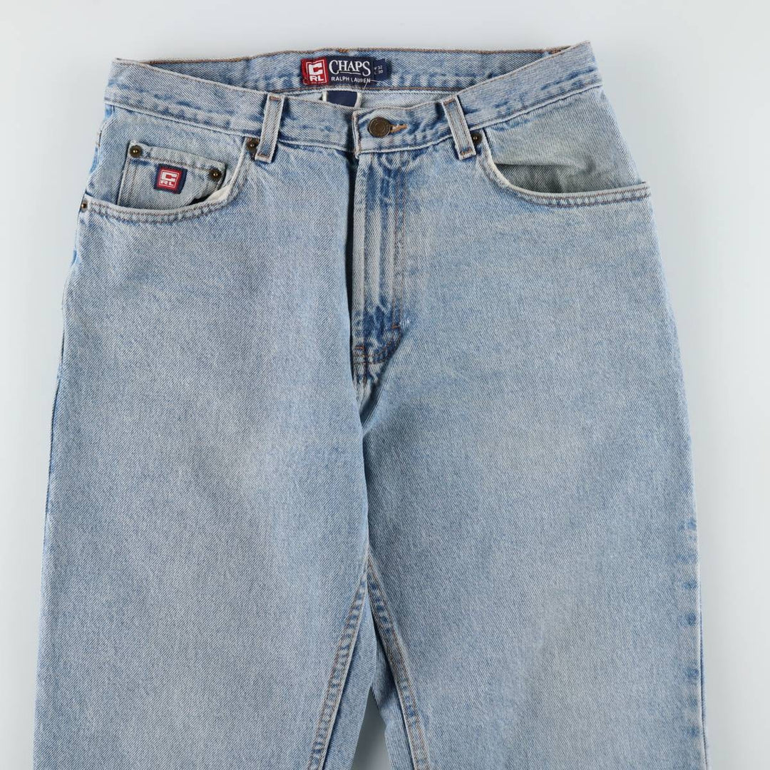 Ralph Lauren CHAPS Tapered Denim Pants, Men's W32 (approx.) cotton blue type Vintage Second Hand