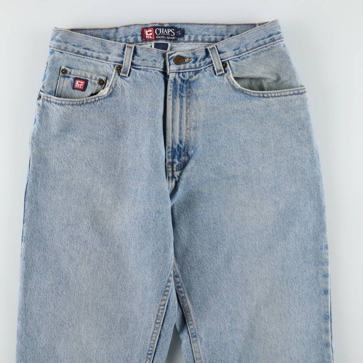 Ralph Lauren CHAPS Tapered Denim Pants, Men's W32 (approx.) cotton blue type Vintage Second Hand