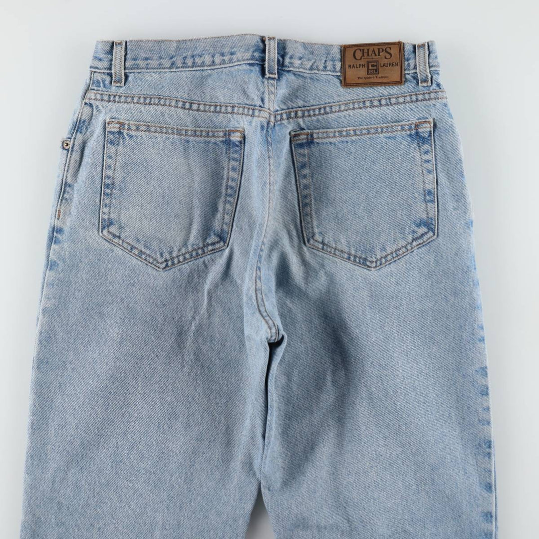 Ralph Lauren CHAPS Tapered Denim Pants, Men's W32 (approx.) cotton blue type Vintage Second Hand