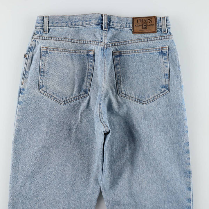 Ralph Lauren CHAPS Tapered Denim Pants, Men's W32 (approx.) cotton blue type Vintage Second Hand
