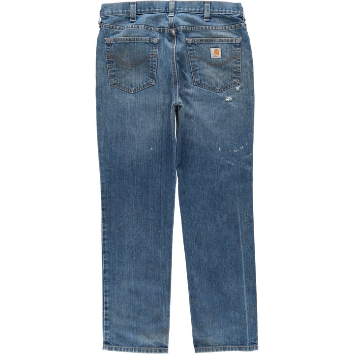 Carhartt Traditional FIT Straight Denim Pants, Men's, W36 equivalent cotton blue type Vintage Second Hand