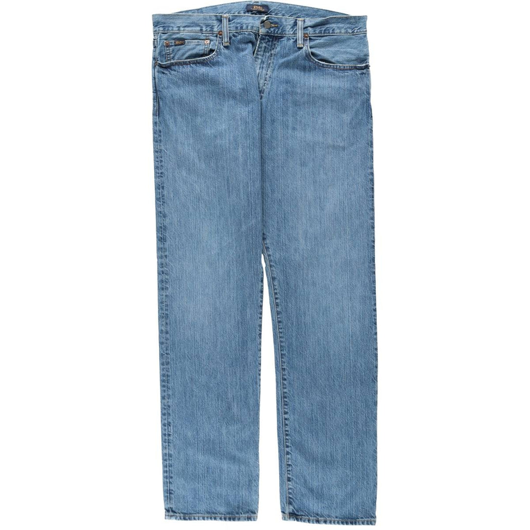 Ralph Lauren POLO RALPH LAUREN men's tapered denim pants, size W37 cotton blue type Vintage Second Hand