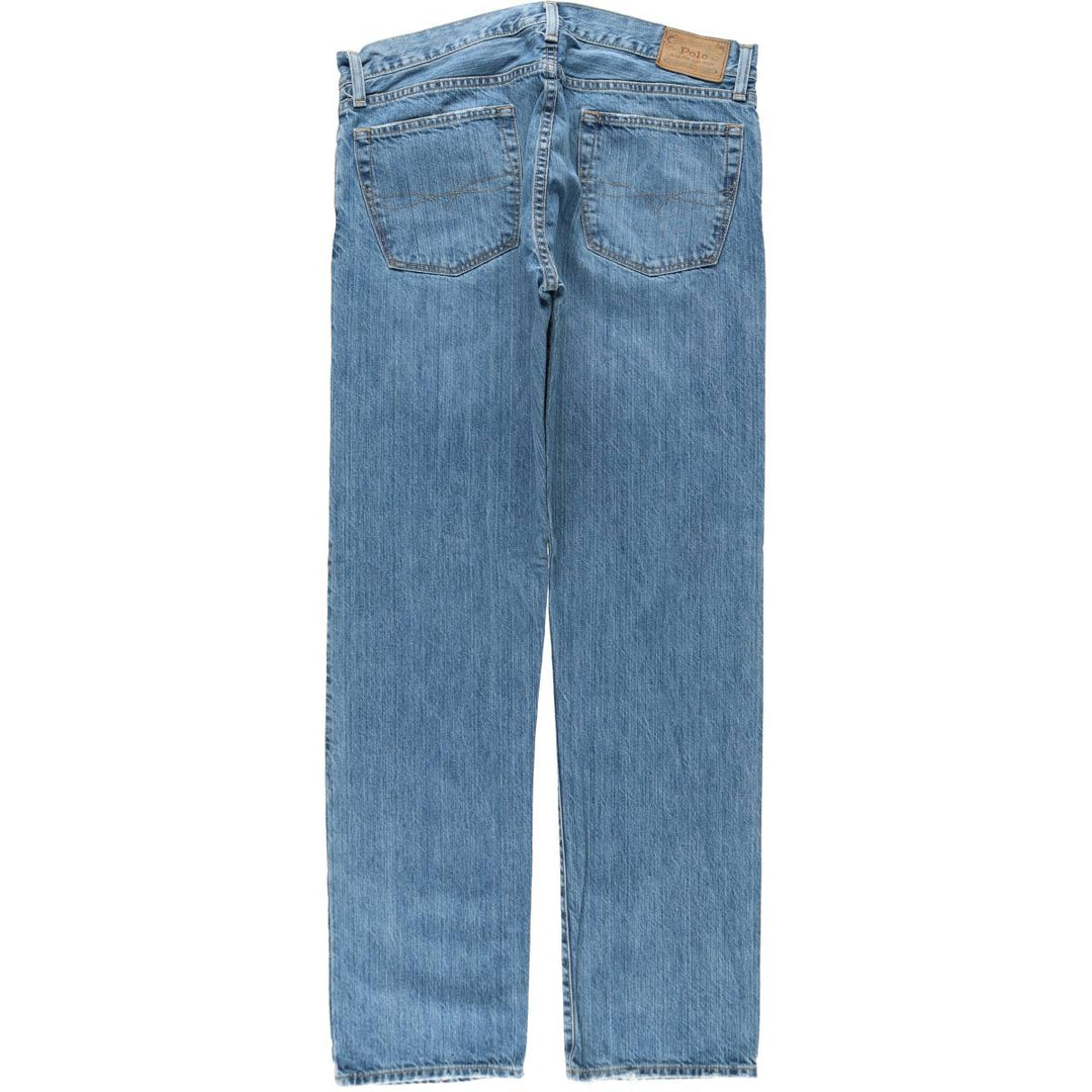 Ralph Lauren POLO RALPH LAUREN men's tapered denim pants, size W37 cotton blue type Vintage Second Hand