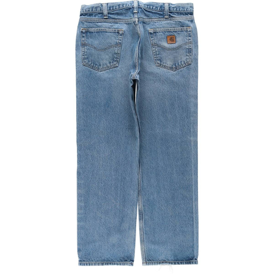 Carhartt Relaxed Fit Straight Denim Pants, Men's W37 (approx.) cotton blue type Vintage Second Hand