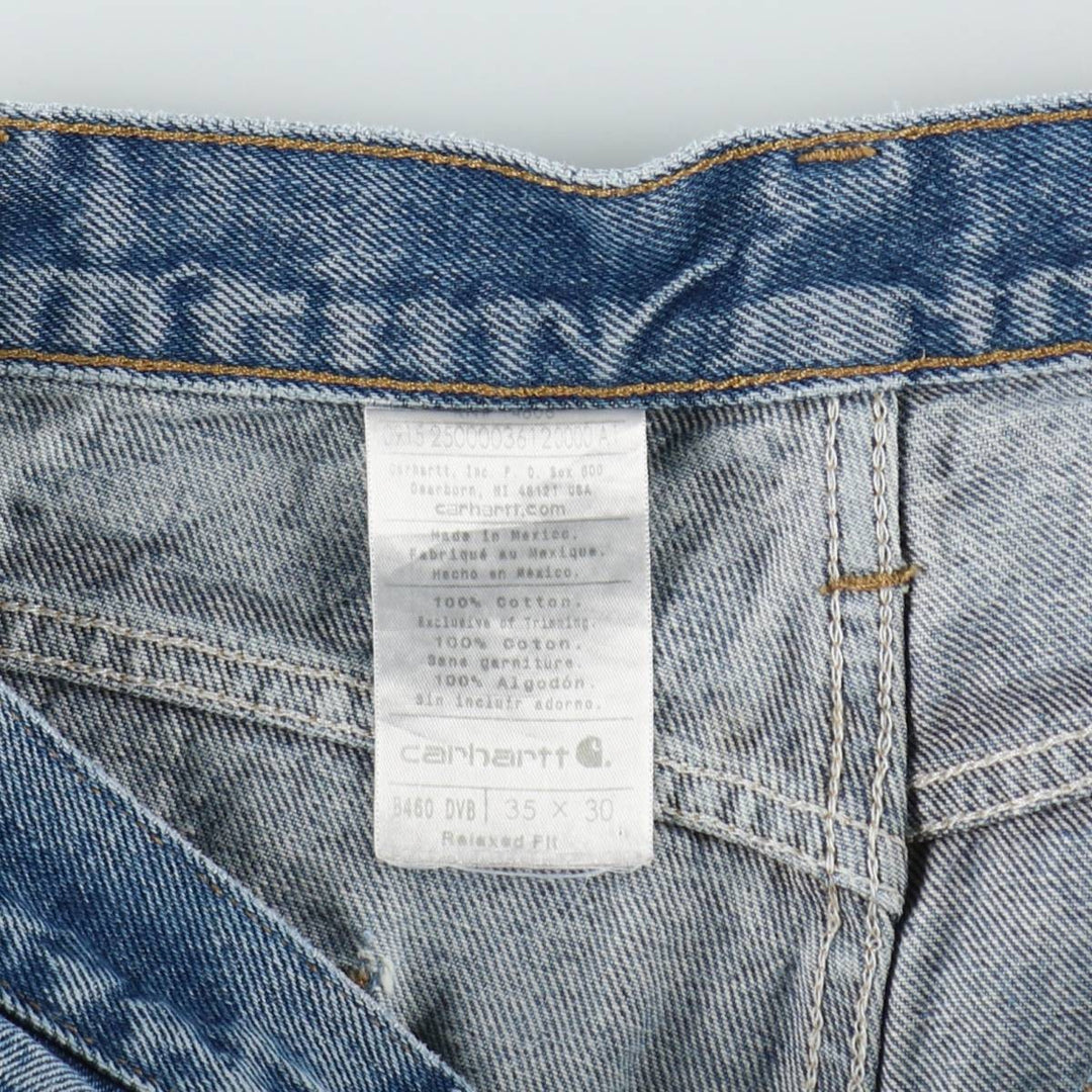 Carhartt Relaxed Fit Straight Denim Pants, Men's W37 (approx.) cotton blue type Vintage Second Hand