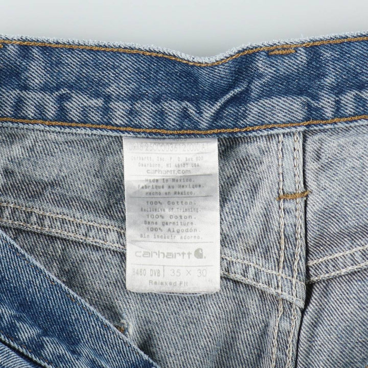 Carhartt Relaxed Fit Straight Denim Pants, Men's W37 (approx.) cotton blue type Vintage Second Hand