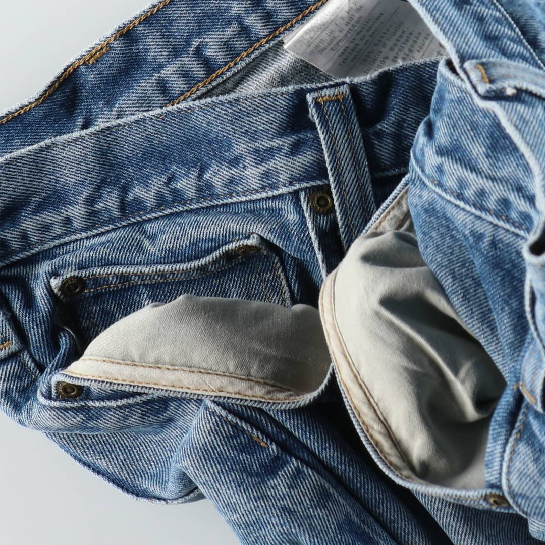 Carhartt Relaxed Fit Straight Denim Pants, Men's W37 (approx.) cotton blue type Vintage Second Hand