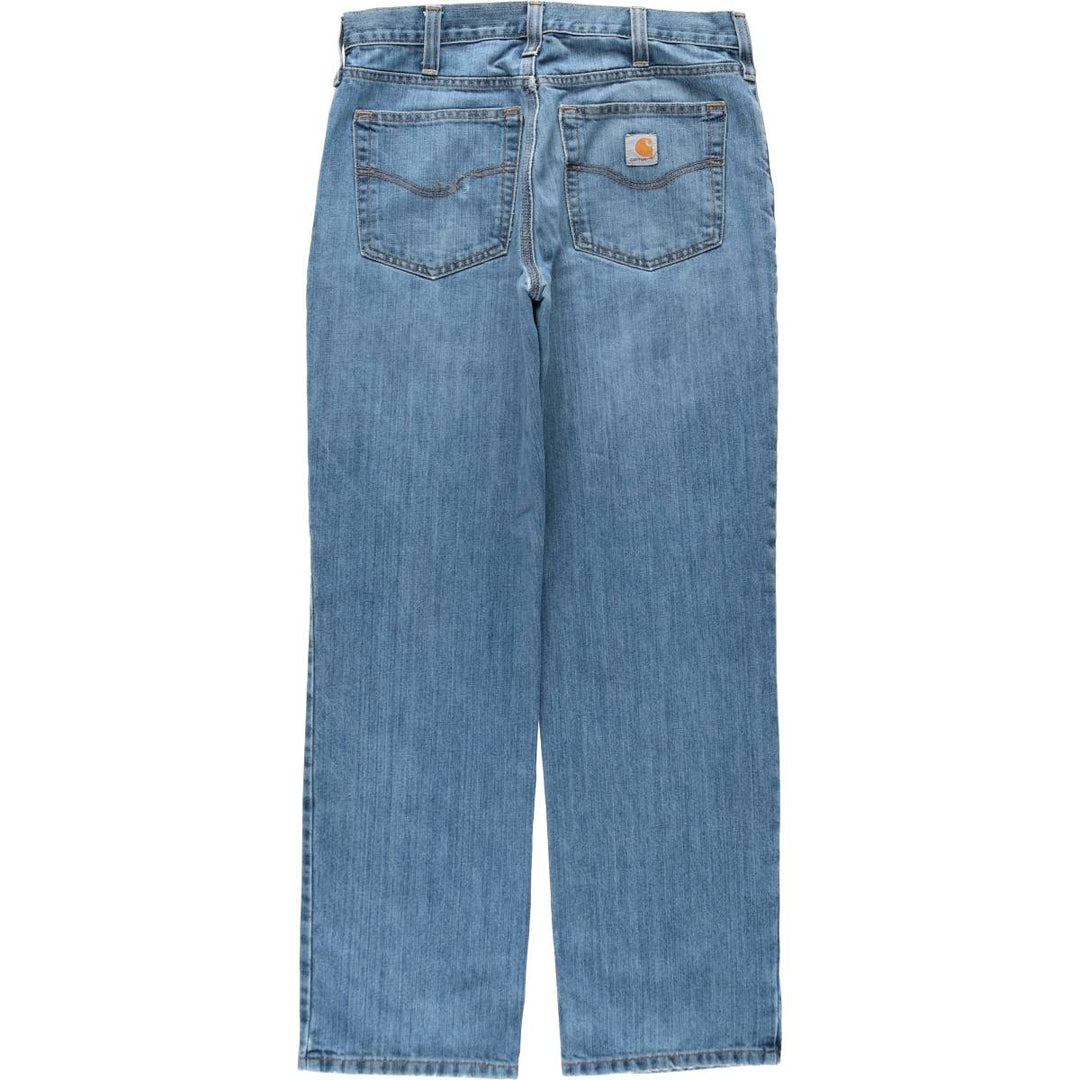 Carhartt Straight Denim Pants for Men, W34 equivalent cotton blue type Vintage Second Hand