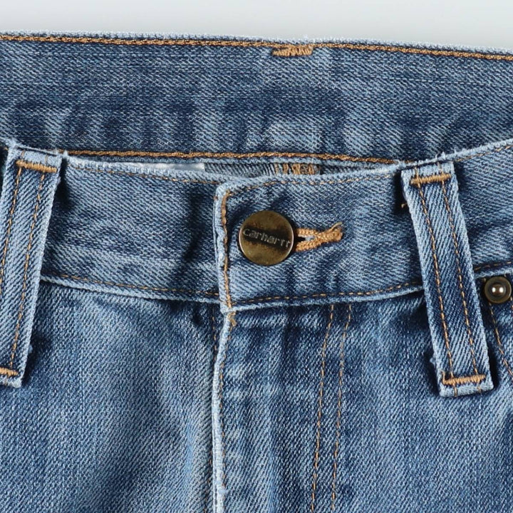 Carhartt Straight Denim Pants for Men, W34 equivalent cotton blue type Vintage Second Hand