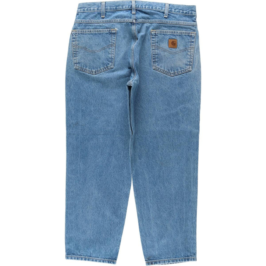 Carhartt Tapered Denim Pants for Men, W36 cotton blue type Vintage Second Hand