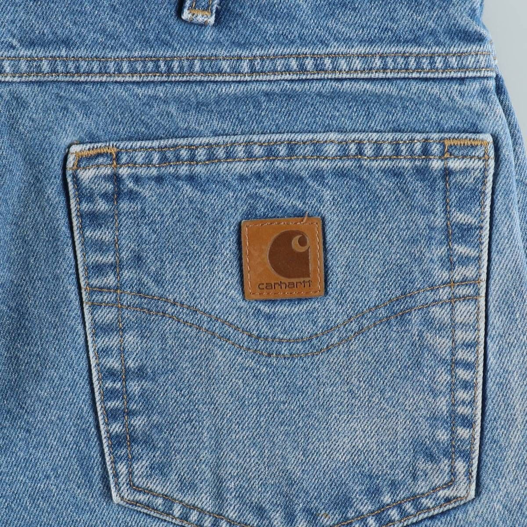 Carhartt Tapered Denim Pants for Men, W36 cotton blue type Vintage Second Hand