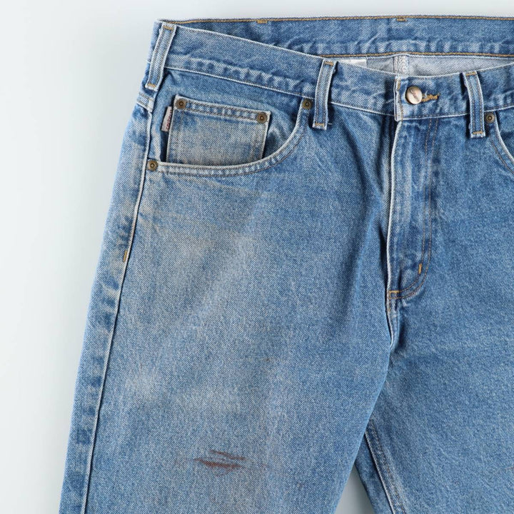 Carhartt Tapered Denim Pants for Men, W36 cotton blue type Vintage Second Hand