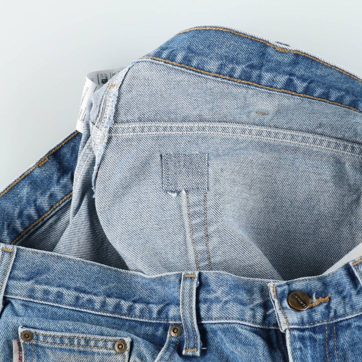 Carhartt Tapered Denim Pants for Men, W36 cotton blue type Vintage Second Hand