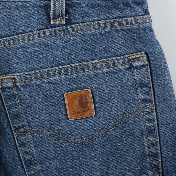 Carhartt Relaxed Fit Tapered Denim Pants, Men's W36 (approx.) cotton blue type Vintage Second Hand