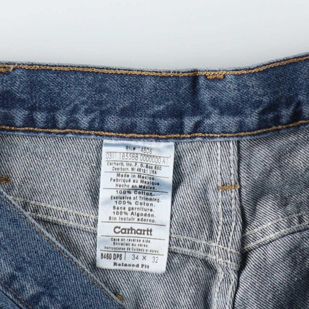 Carhartt Relaxed Fit Tapered Denim Pants, Men's W36 (approx.) cotton blue type Vintage Second Hand