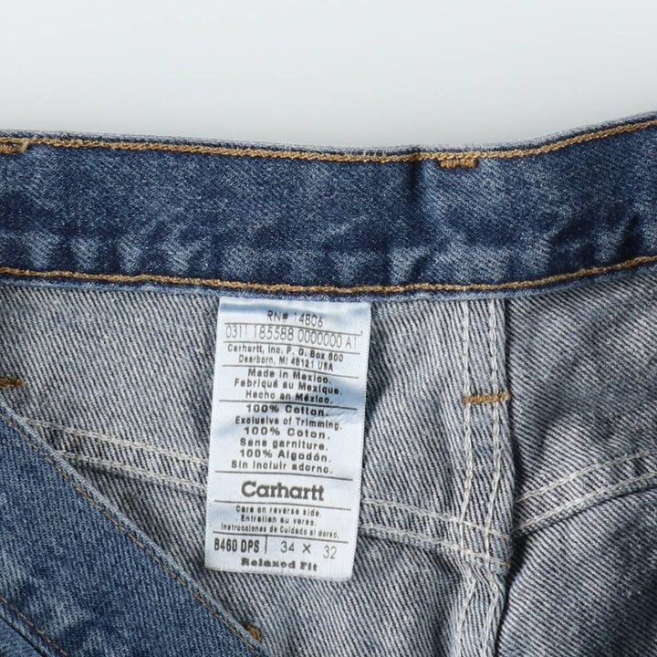 Carhartt Relaxed Fit Tapered Denim Pants, Men's W36 (approx.) cotton blue type Vintage Second Hand