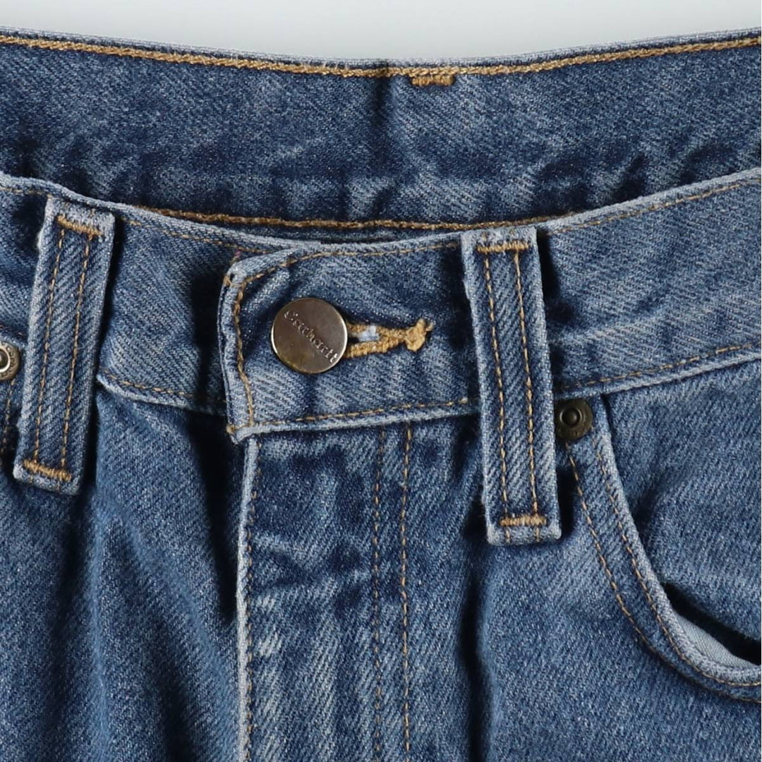 Carhartt Relaxed Fit Tapered Denim Pants, Men's W36 (approx.) cotton blue type Vintage Second Hand