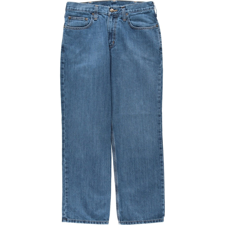 Carhartt Tapered Denim Pants for Men, W32 equivalent cotton blue type Vintage Second Hand