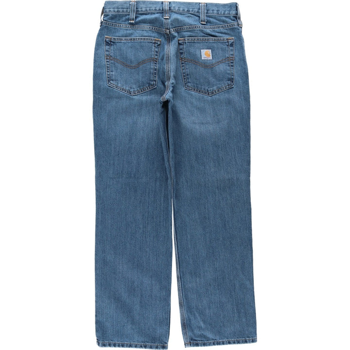 Carhartt Tapered Denim Pants for Men, W32 equivalent cotton blue type Vintage Second Hand