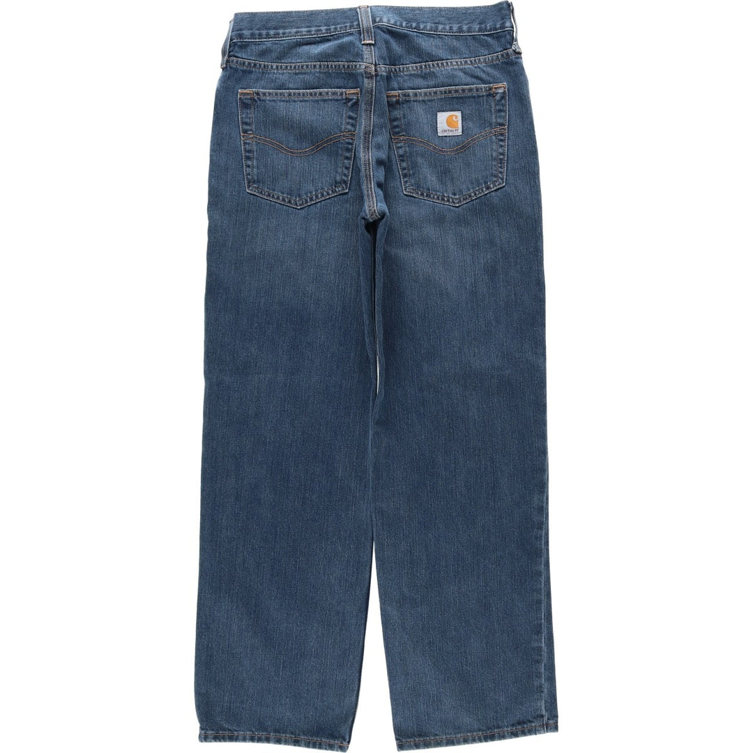 Carhartt Relaxed Fit Straight Denim Pants for Men, W31 equivalent cotton blue type Vintage Second Hand