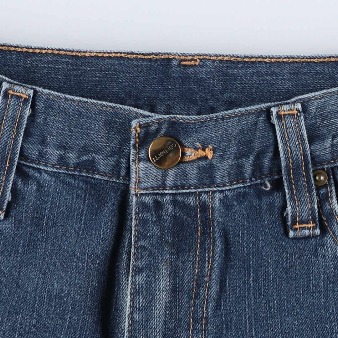 Carhartt Relaxed Fit Straight Denim Pants for Men, W31 equivalent cotton blue type Vintage Second Hand
