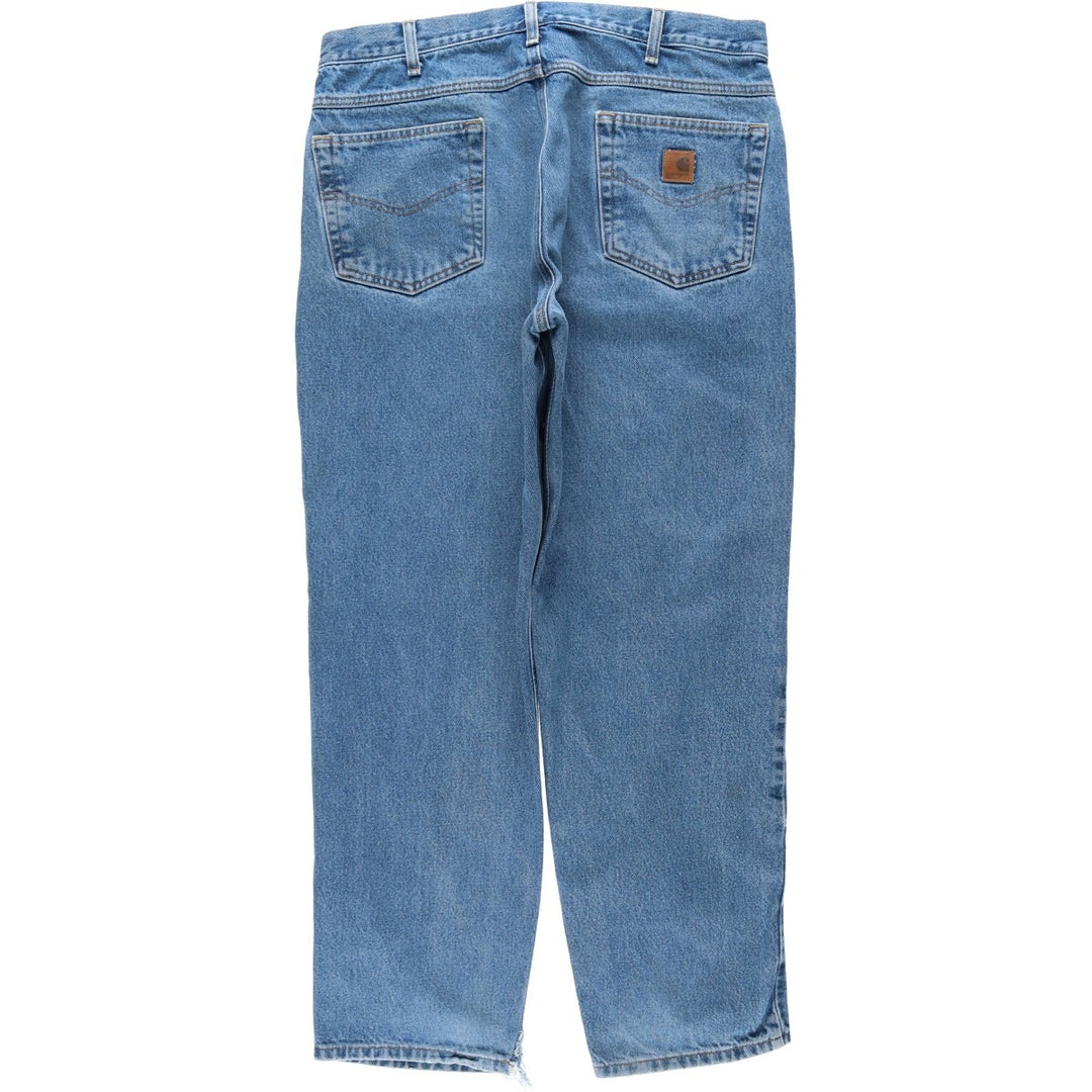 Carhartt Relaxed Fit Tapered Denim Pants for Men, W36 cotton blue type Vintage Second Hand