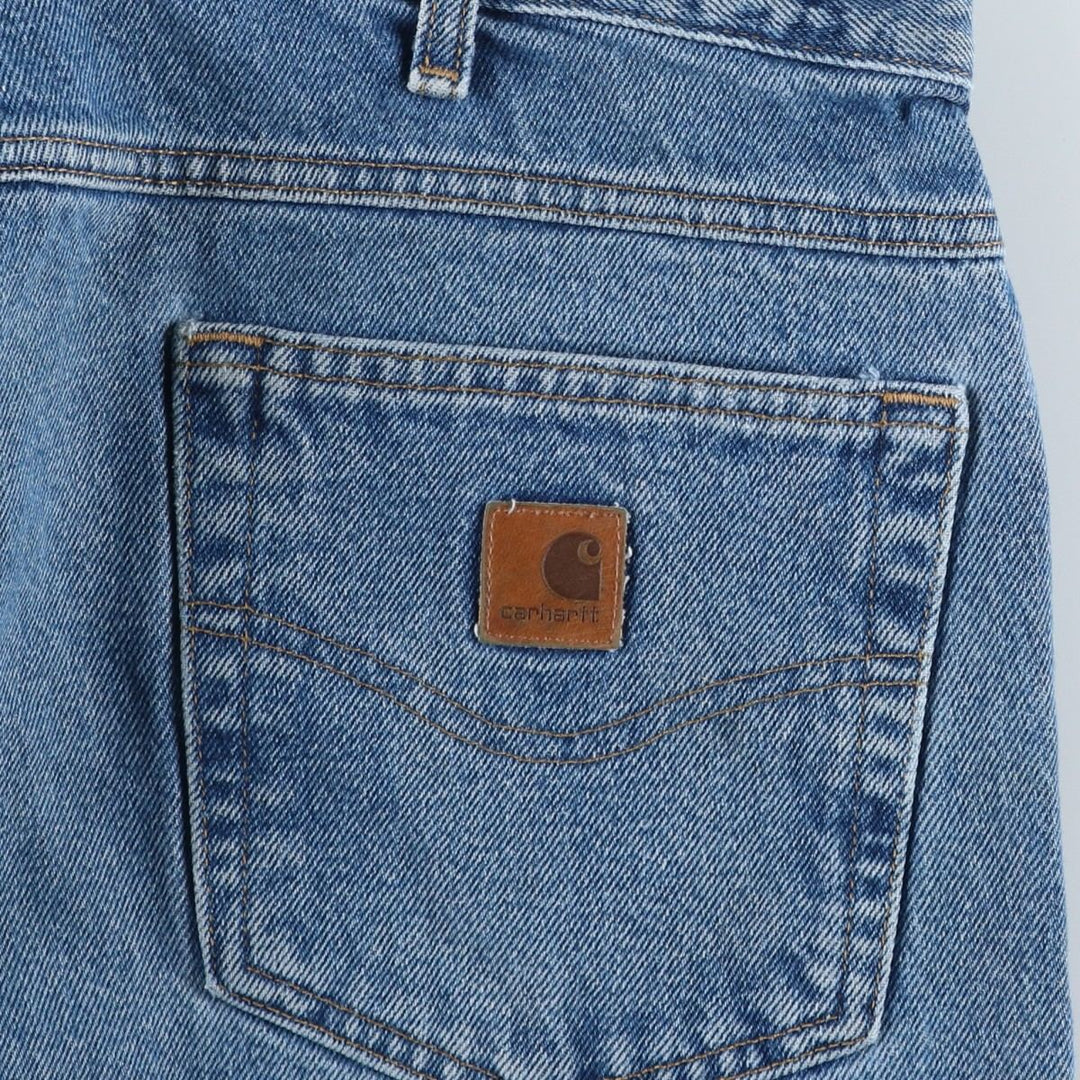 Carhartt Relaxed Fit Tapered Denim Pants for Men, W36 cotton blue type Vintage Second Hand