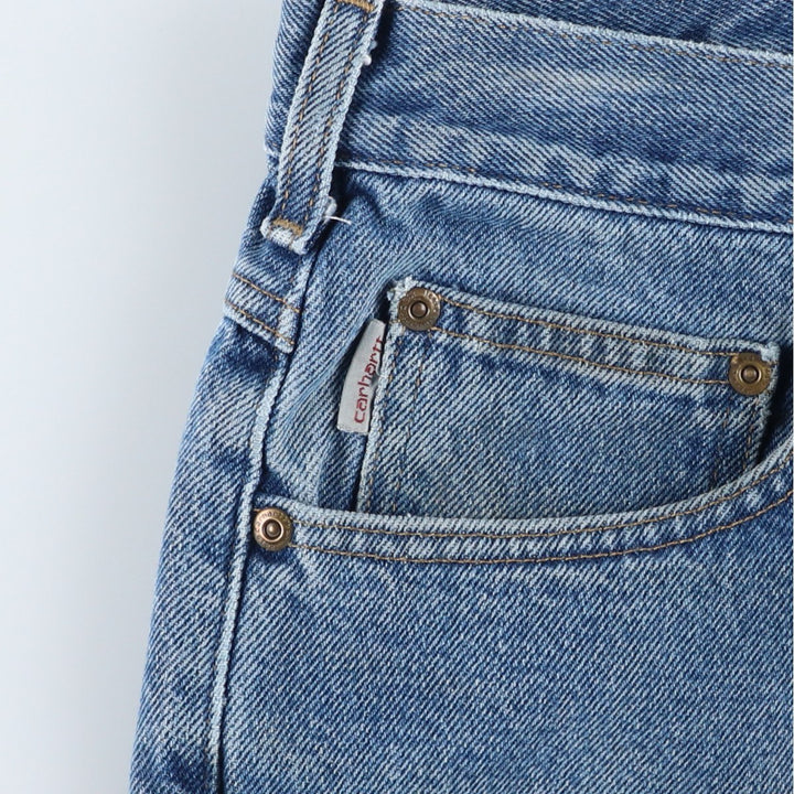Carhartt Relaxed Fit Tapered Denim Pants for Men, W36 cotton blue type Vintage Second Hand