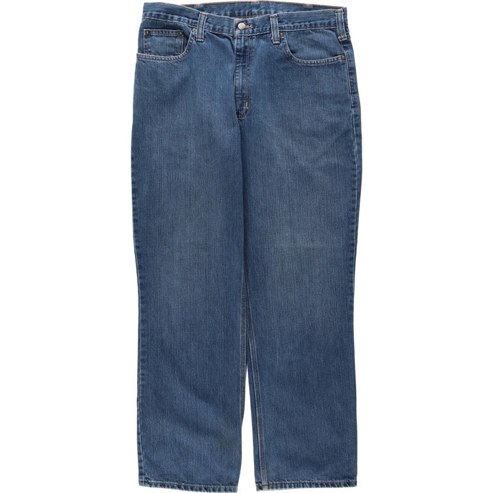 Carhartt Relaxed Fit Straight Denim Pants for Men, W37 cotton blue type Vintage Second Hand