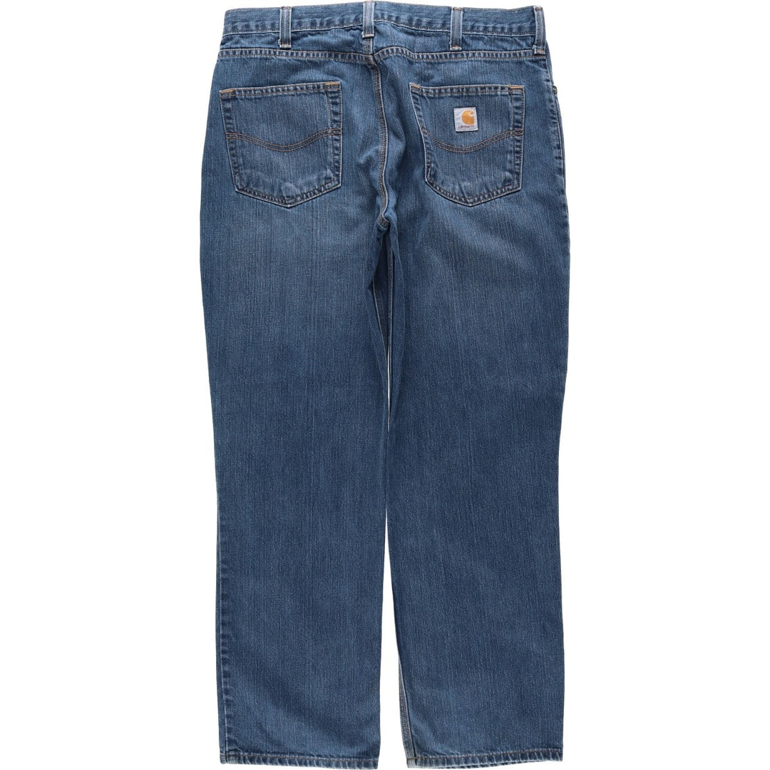 Carhartt Relaxed Fit Straight Denim Pants for Men, W37 cotton blue type Vintage Second Hand