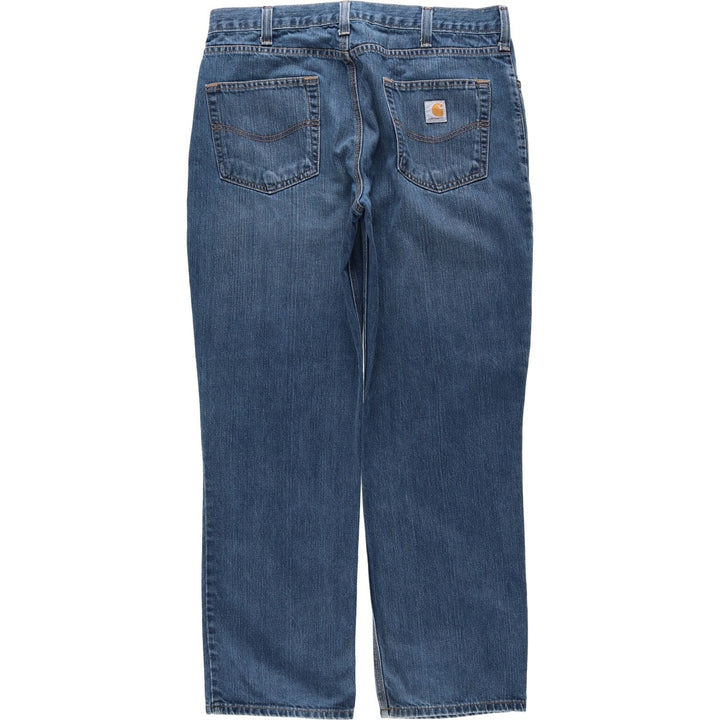 Carhartt Relaxed Fit Straight Denim Pants for Men, W37 cotton blue type Vintage Second Hand