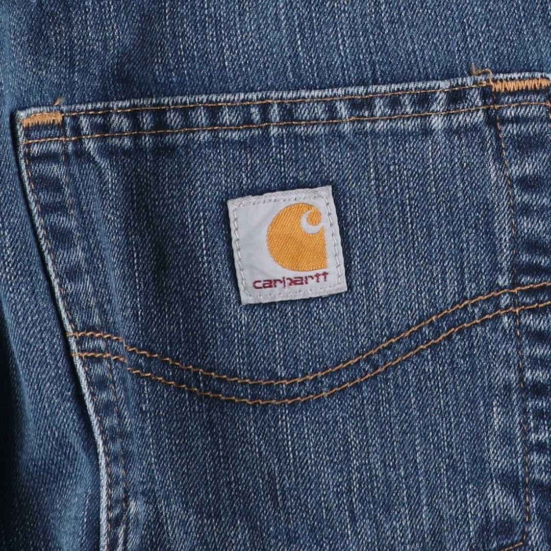 Carhartt Relaxed Fit Straight Denim Pants for Men, W37 cotton blue type Vintage Second Hand