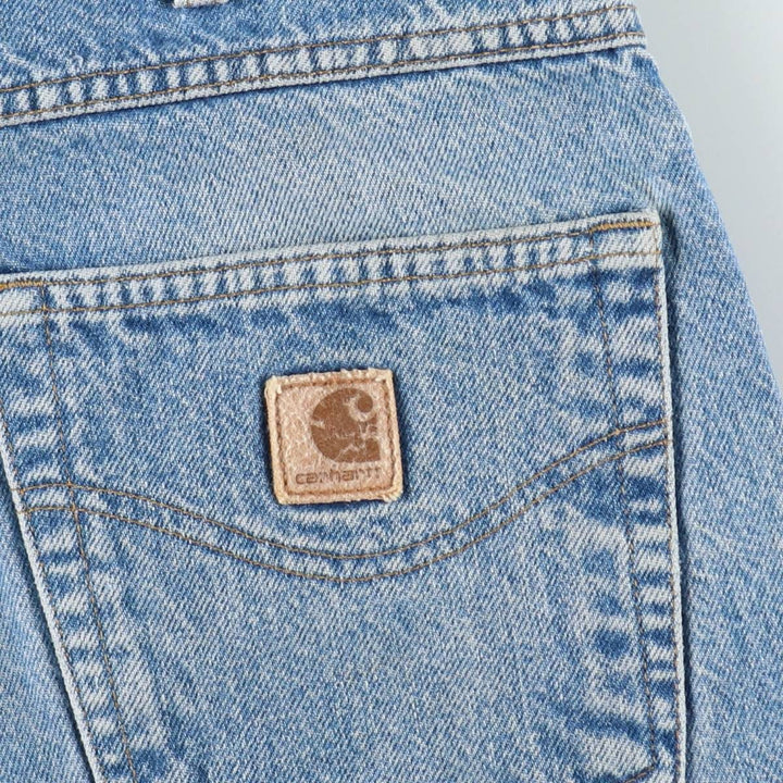 Carhartt Tapered Denim Pants for Men, W34 equivalent unclear blue type Vintage Second Hand
