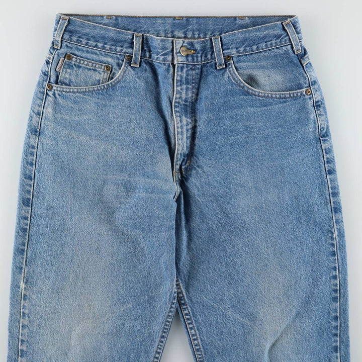 Carhartt Tapered Denim Pants for Men, W34 equivalent unclear blue type Vintage Second Hand