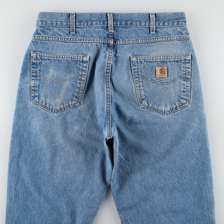 Carhartt Tapered Denim Pants for Men, W34 equivalent unclear blue type Vintage Second Hand