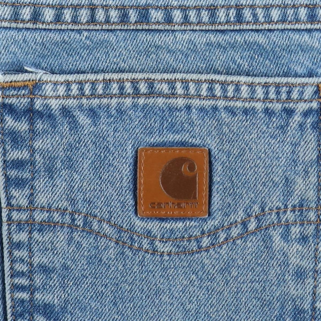 Carhartt Relaxed Fit Tapered Denim Pants for Men, W35 cotton blue type Vintage Second Hand