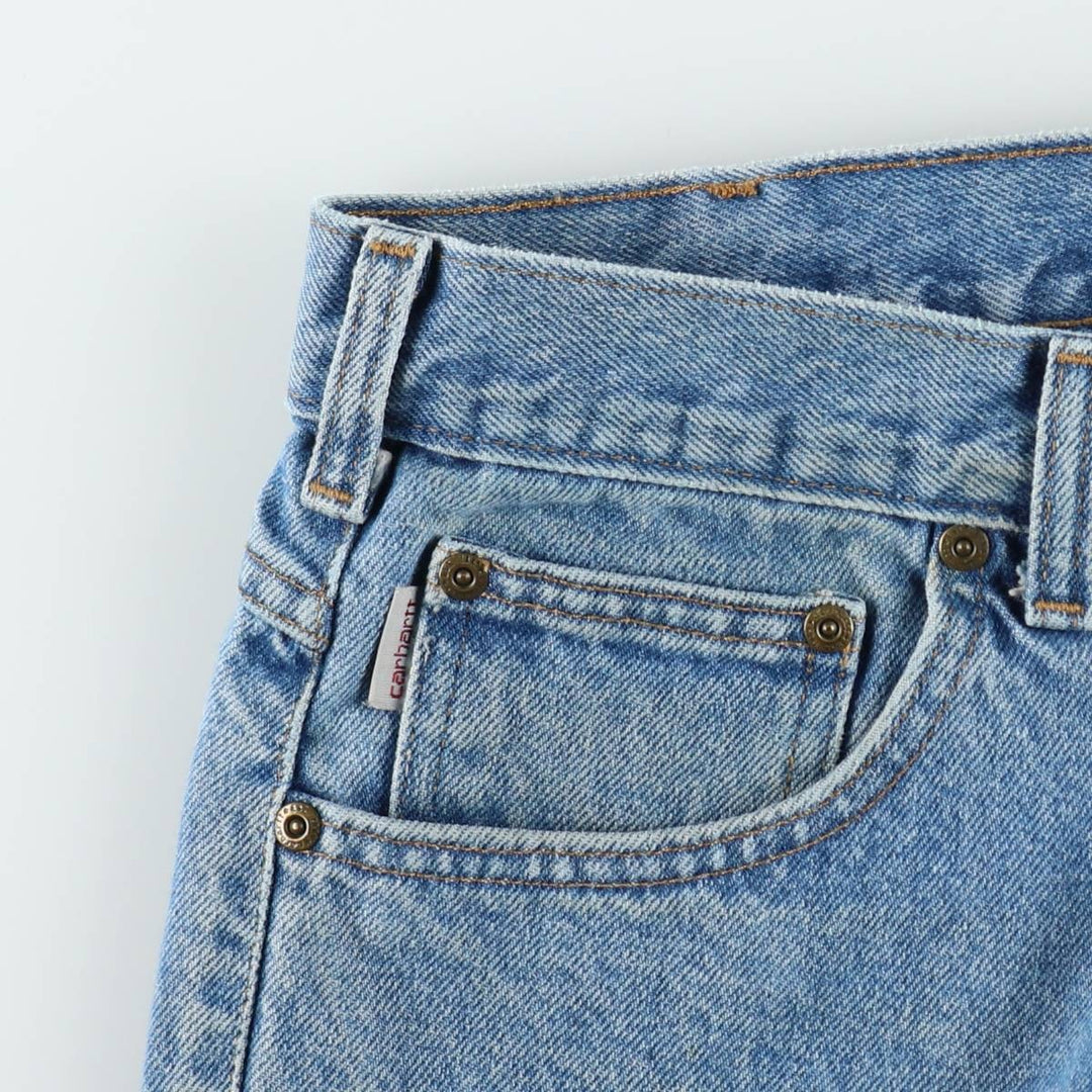 Carhartt Relaxed Fit Tapered Denim Pants for Men, W35 cotton blue type Vintage Second Hand