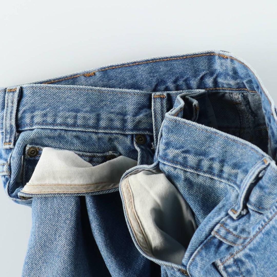 Carhartt Relaxed Fit Tapered Denim Pants for Men, W35 cotton blue type Vintage Second Hand