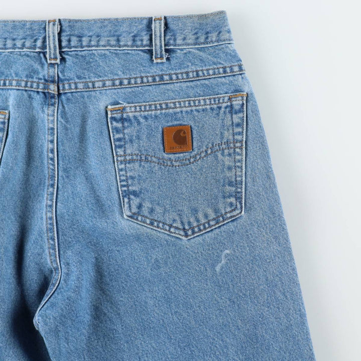 Carhartt Relaxed Fit Tapered Denim Pants for Men, W35 cotton blue type Vintage Second Hand